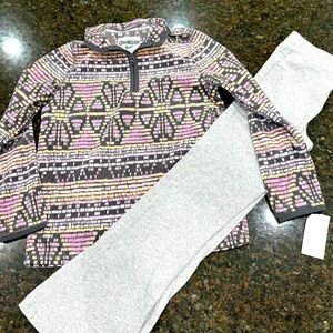 NWT girls matching outfit size 8 Oshkosh NWT pullover flared pants